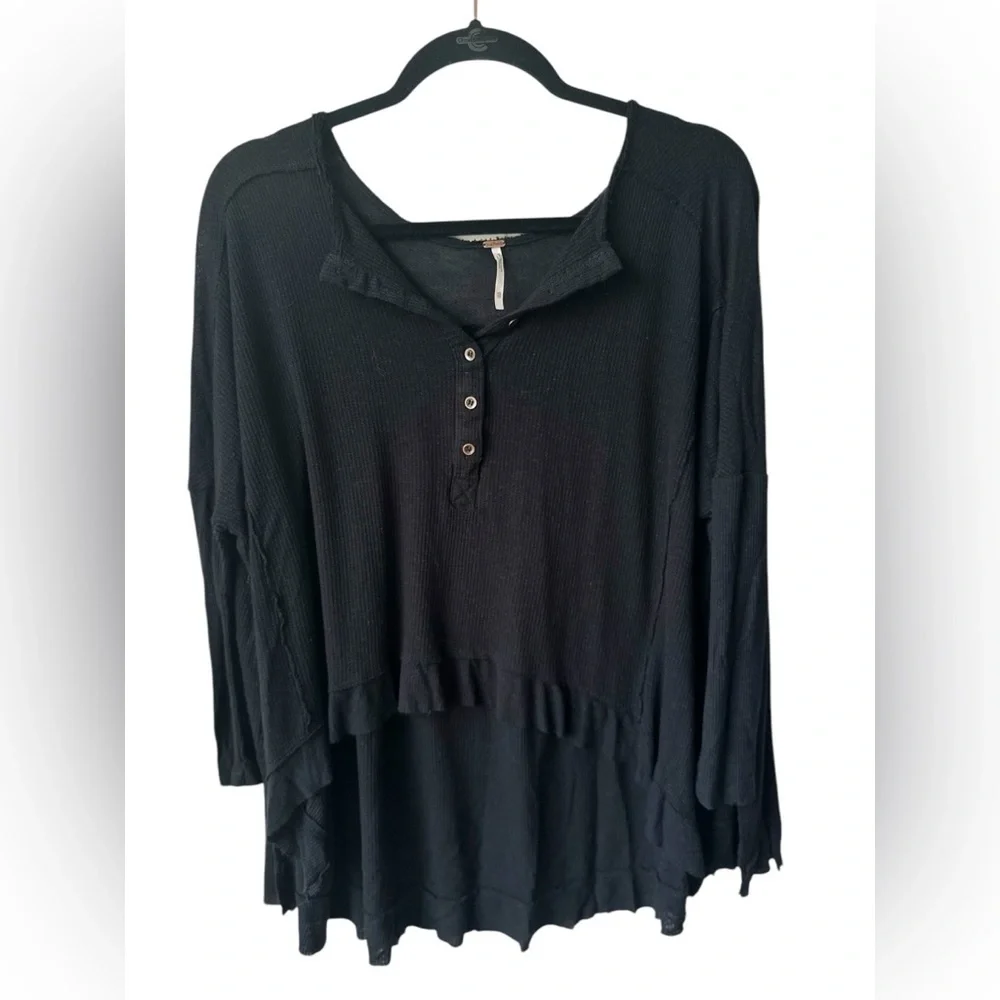 Free People Benedict Canyon Hi-Low Thermal Tee
